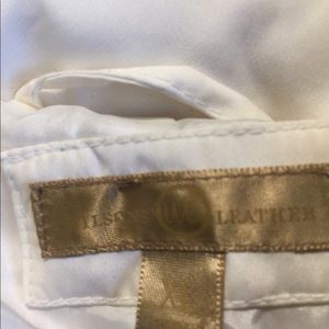 Long white winter/snow coat